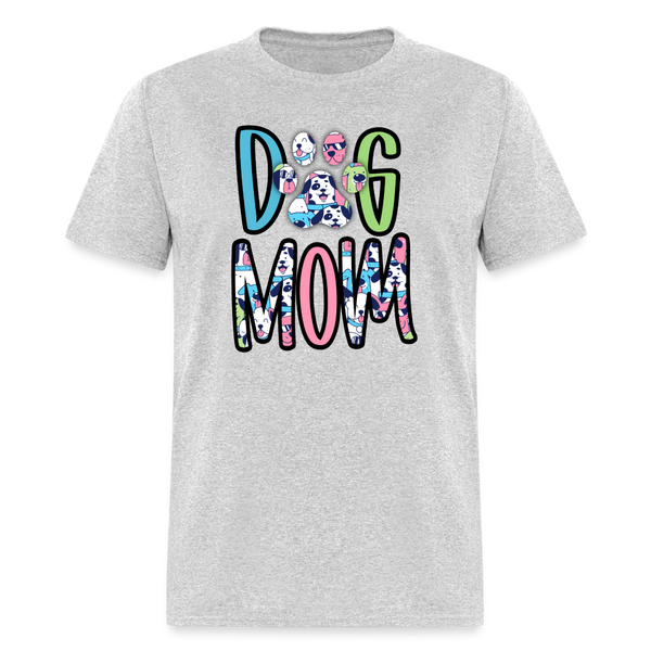 5091 1/4S Another Dog Mom PREMIUM TSHIRT - heather gray