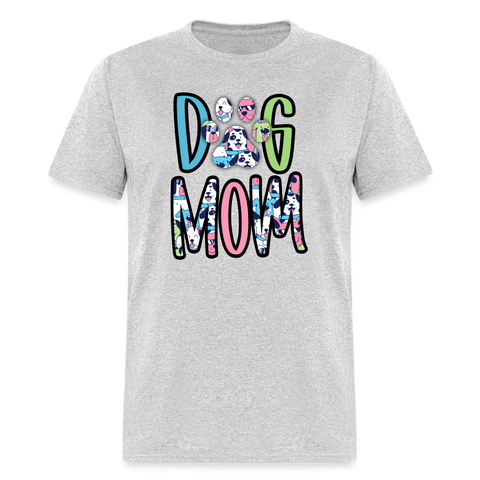 5091 1/4S Another Dog Mom PREMIUM TSHIRT - heather gray