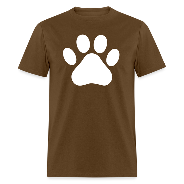 5094 1/4S White Paw PREMIUM TSHIRT - brown