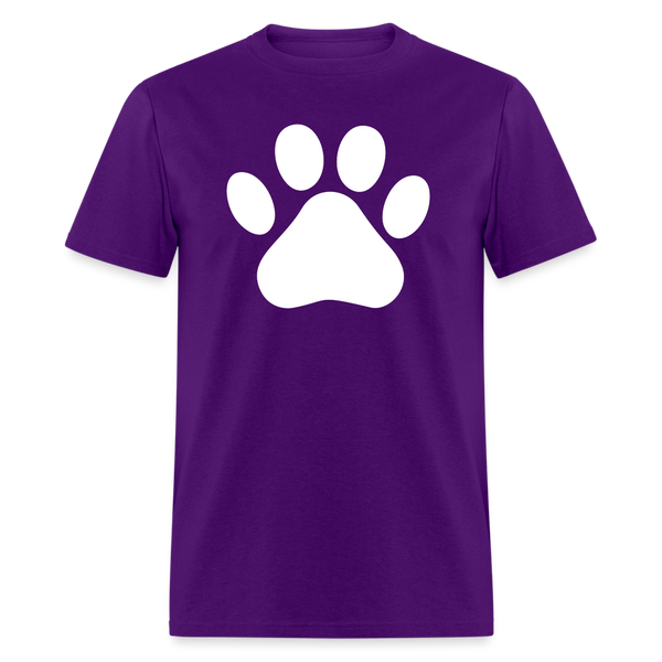 5094 1/4S White Paw PREMIUM TSHIRT - purple