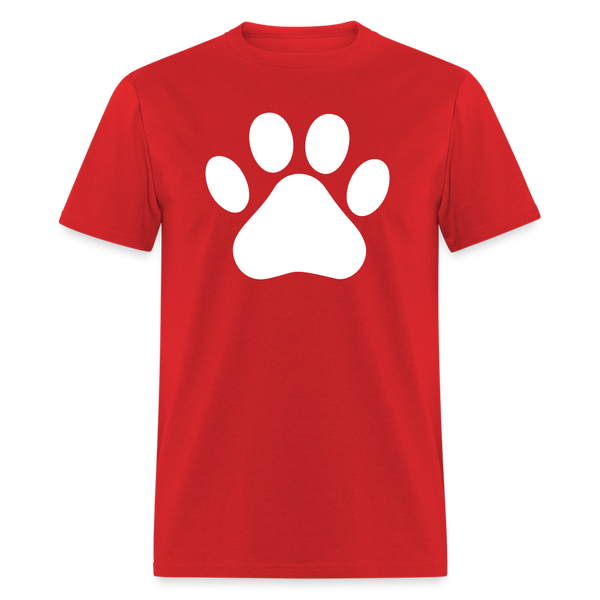 5094 1/4S White Paw PREMIUM TSHIRT - red