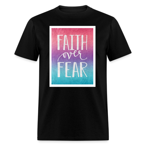 5095 1/4S Faith Over Fear PREMIUM TSHIRT - black