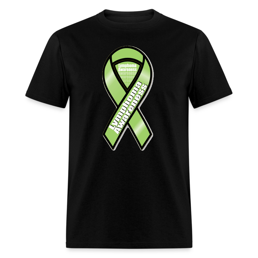 5097 1/4S Lymphoma Awareness PREMIUM TSHIRT - black