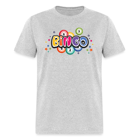 5099 1/4S Bingo PREMIUM TSHIRT - heather gray