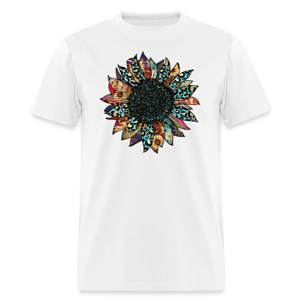 5101 1/4S Serape Sunflower PREMIUM TSHIRT - white