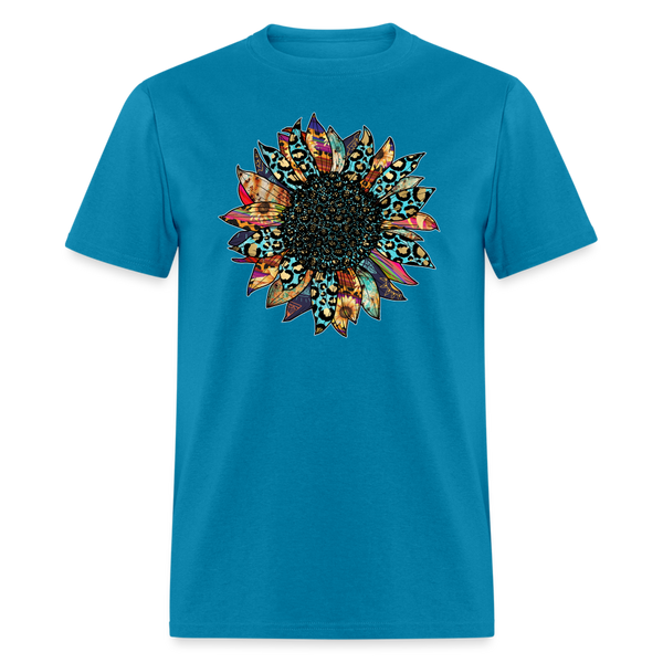 5101 1/4S Serape Sunflower PREMIUM TSHIRT - turquoise