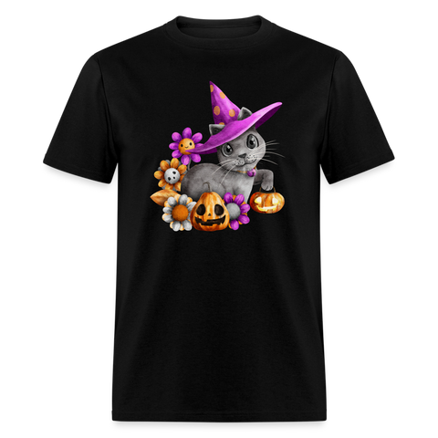 5107 1/4S Witchy Kitty PREMIUM TSHIRT - black