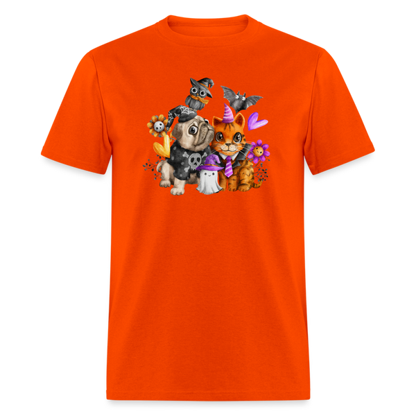 5108 1/4S Happy Halloween Pals PREMIUM TSHIRT - orange