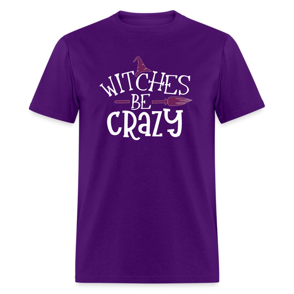 5112 1/4S Witches Be Crazy PREMIUM TSHIRT - purple