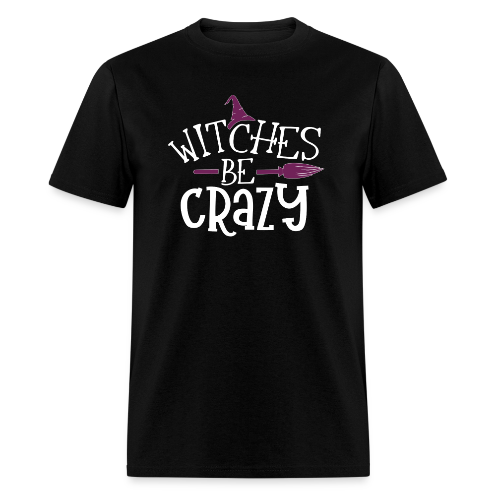 5112 1/4S Witches Be Crazy PREMIUM TSHIRT - black