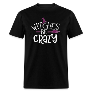 5112 1/4S Witches Be Crazy PREMIUM TSHIRT - black