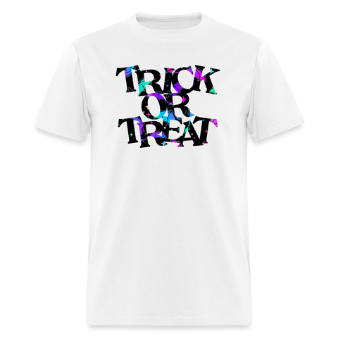 8277 1/4S Drive Me Batty Trick or Treat PREMIUM TSHIRT - white