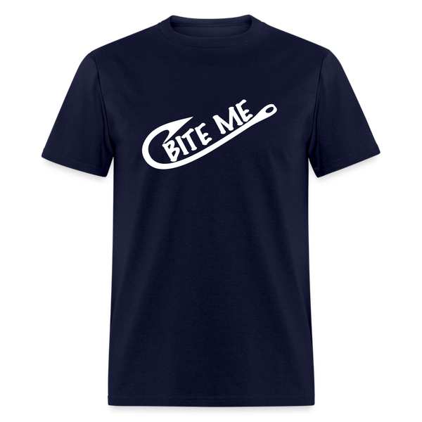 5114 1/4S Bite Me PREMIUM TSHIRT - navy