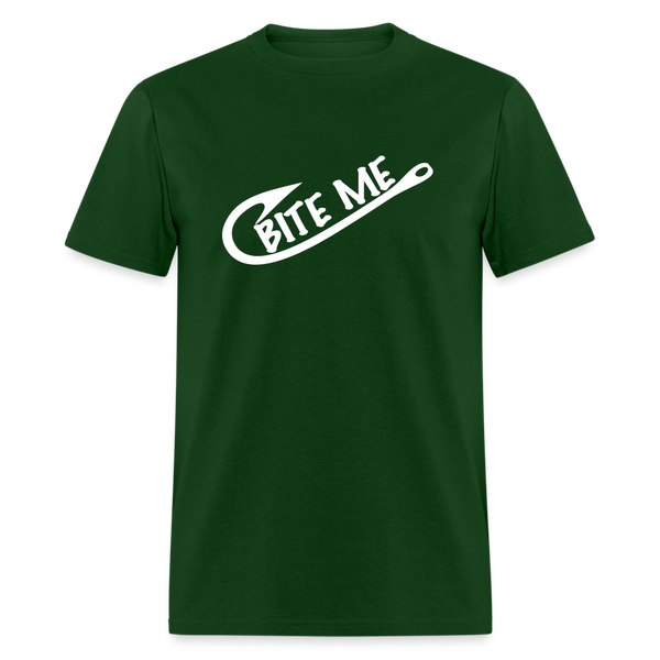 5114 1/4S Bite Me PREMIUM TSHIRT - forest green