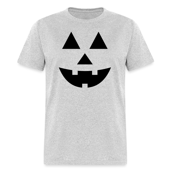 601 1/4S Pumpkin Face PREMIUM TSHIRT - heather gray