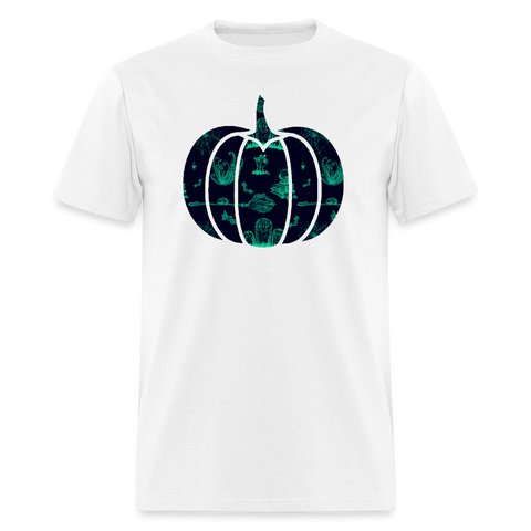 8043 1/4S RIP Hallow Pumpkin PREMIUM TSHIRT - white