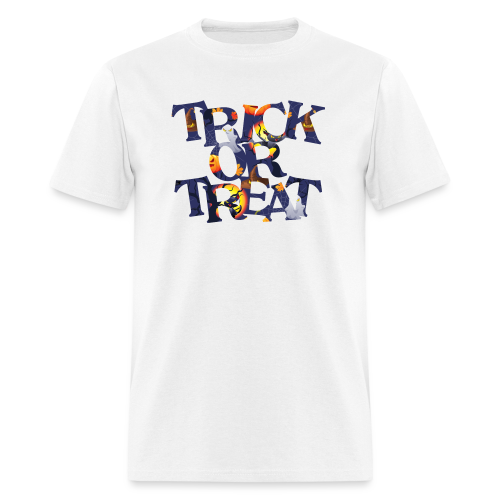 8045 1/4S Hallowed Tree Trick or Treat - white