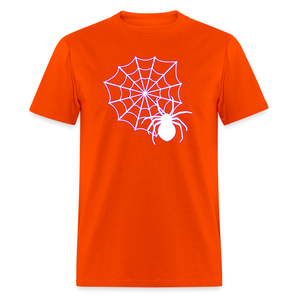 8039 1/4S Classic Hallow Webs Image in White P PREMIUM TSHIRT - orange