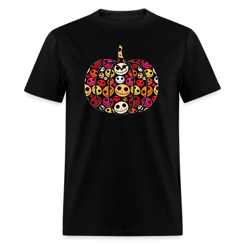 8044 1/4S Colored Jack Pumpkin PREMIUM TSHIRT - black