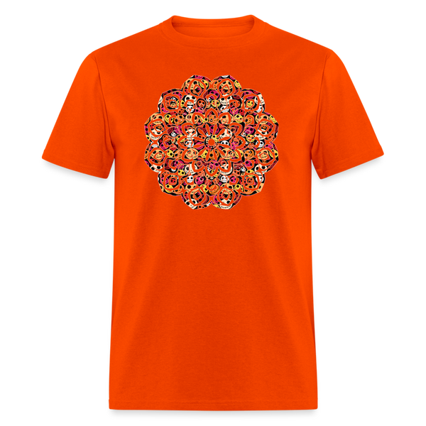 8044 1/4S Colored Jack Mandala PREMIUM TSHIRT - orange