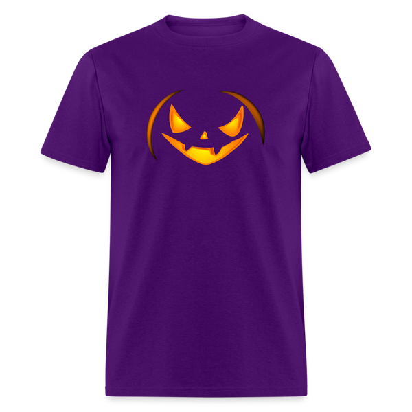 8050 1/4S Haunted Glow Pumpkin Image PREMIUM TSHIRT - purple