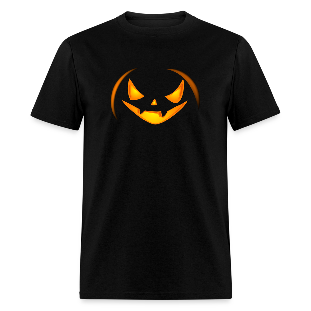 8050 1/4S Haunted Glow Pumpkin Image PREMIUM TSHIRT - black