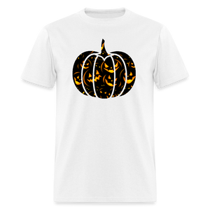 8050 1/4S Haunted Glow Pumpkin PREMIUM TSHIRT - white