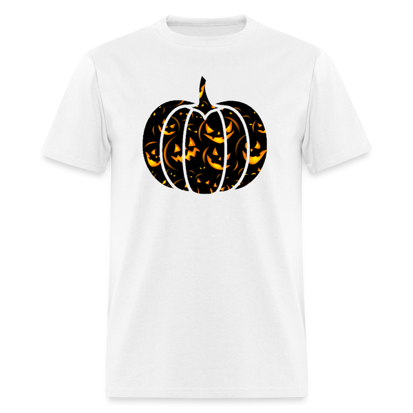 8050 1/4S Haunted Glow Pumpkin PREMIUM TSHIRT - white