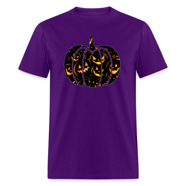 8050 1/4S Haunted Glow Pumpkin PREMIUM TSHIRT - purple