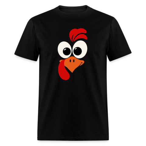 5130 1/4S Turkey Face PREMIUM TSHIRT - black