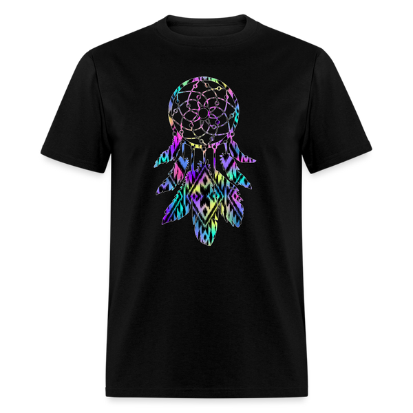 8383 1/4S Janie's Pastel Aztec Dreamcatcher PREMIUM TSHIRT - black