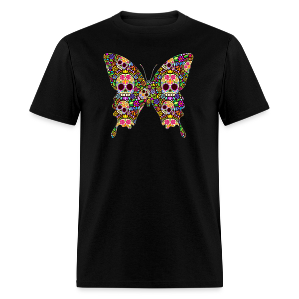 8384 1/4S Joy's Sugar Skulls Butterfly 2 PREMIUM TSHIRT - black