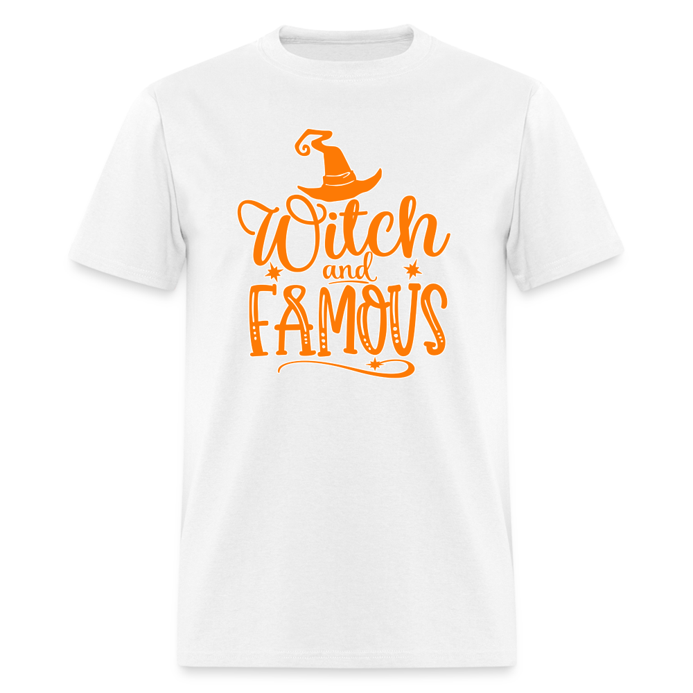 6754 1/4S Witch & Famous PREM TSHIRT - white