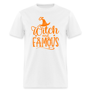 6754 1/4S Witch & Famous PREM TSHIRT - white