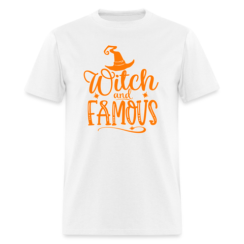 6754 1/4S Witch & Famous PREM TSHIRT - white