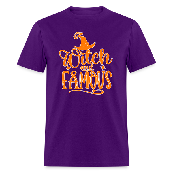 6754 1/4S Witch & Famous PREM TSHIRT - purple