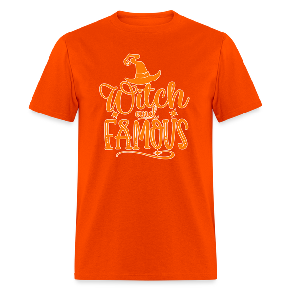 6754 1/4S Witch & Famous PREM TSHIRT - orange