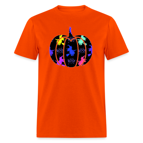 8273 1/4S BYOB Witches Pumpkin PREM TSHIRT - orange