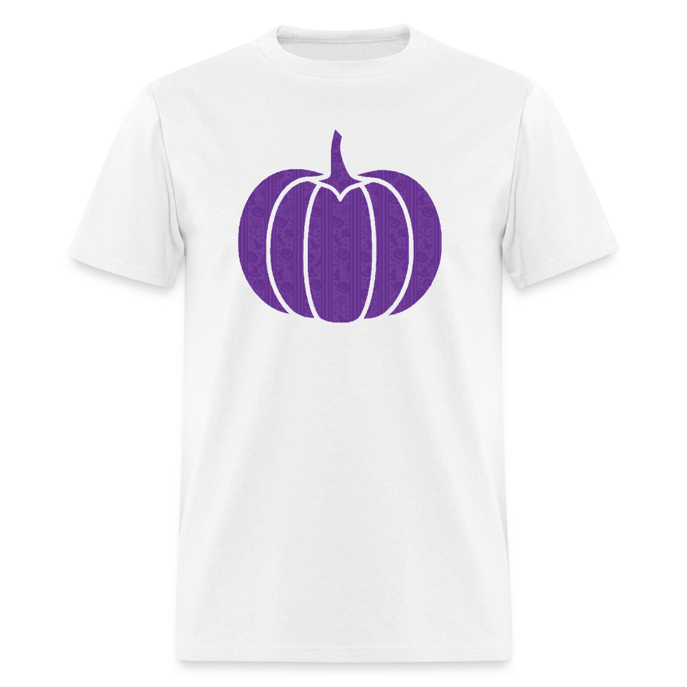 8276 1/4S Boo Ti Ful Pumpkin PREM TSHIRT - white