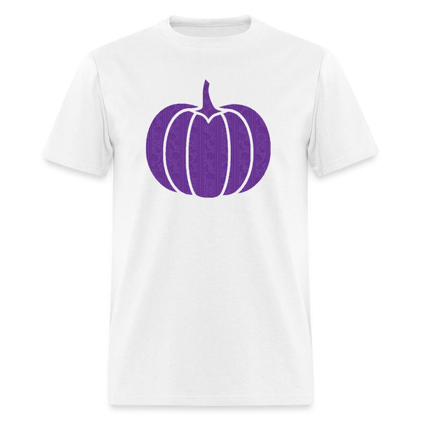 8276 1/4S Boo Ti Ful Pumpkin PREM TSHIRT - white