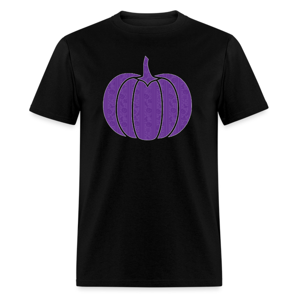 8276 1/4S Boo Ti Ful Pumpkin PREM TSHIRT - black