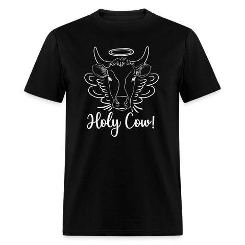 6755 1/4S Holy Cow PREM TSHIRT - black