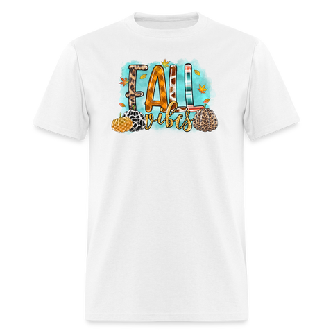 6761 1/4S Fall Vibes PREM TSHIRT - white