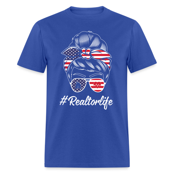 6787 1/4S #Realtorlife TSHIRT - royal blue