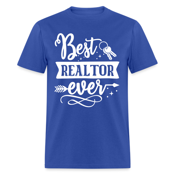 6788 1/4S Best Realtor Ever TSHIRT - royal blue