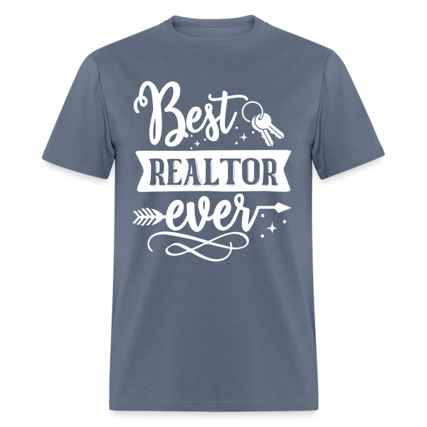 6788 1/4S Best Realtor Ever TSHIRT - denim