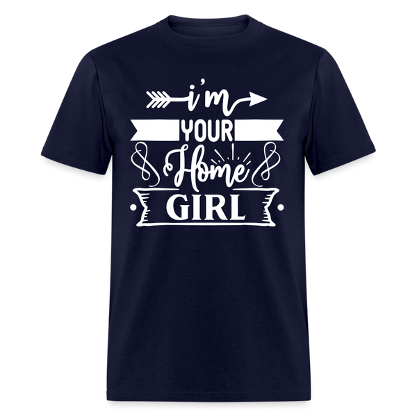 6790 1/4S I'm Your Home Girll TSHIRT - navy