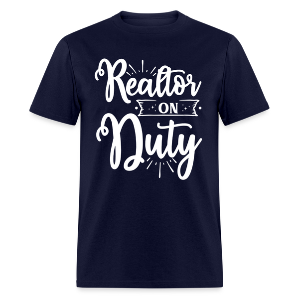 6794 1/4S Realtor On Duty TSHIRT - navy