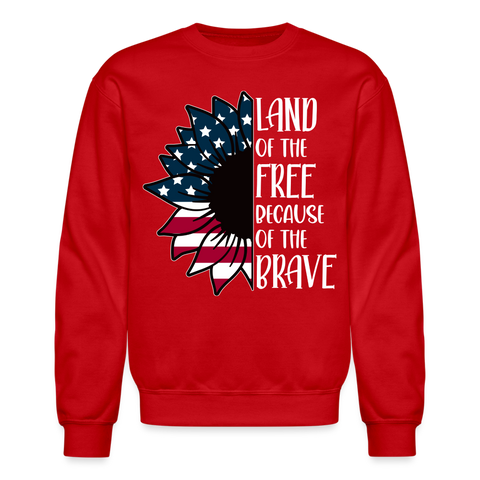 60003 4/4S Land of the Free PREMIUM SWEATSHIRT - red