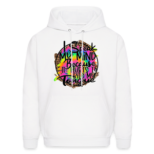 60004 4/4S I Speak My Mind PREMIUM HOODIE - white